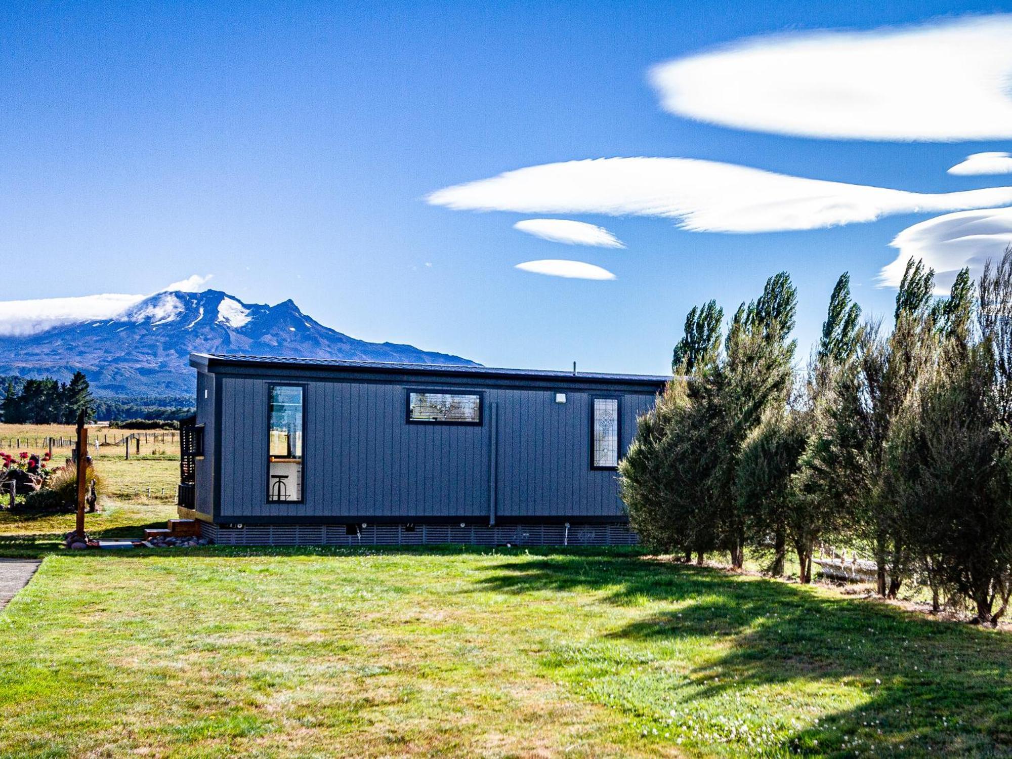 Mangateitei Views - Rangataua Tiny Home Ohakune Exteriör bild