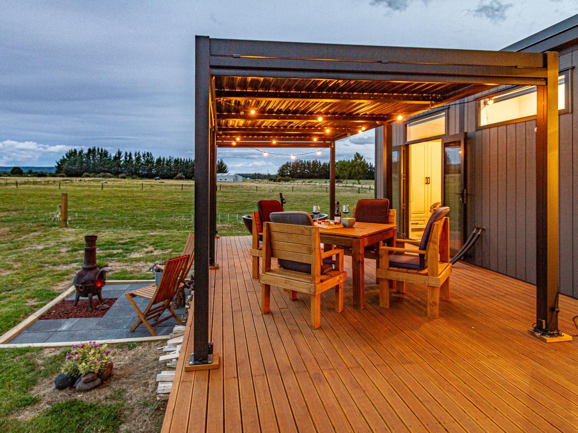 Mangateitei Views - Rangataua Tiny Home Ohakune Exteriör bild