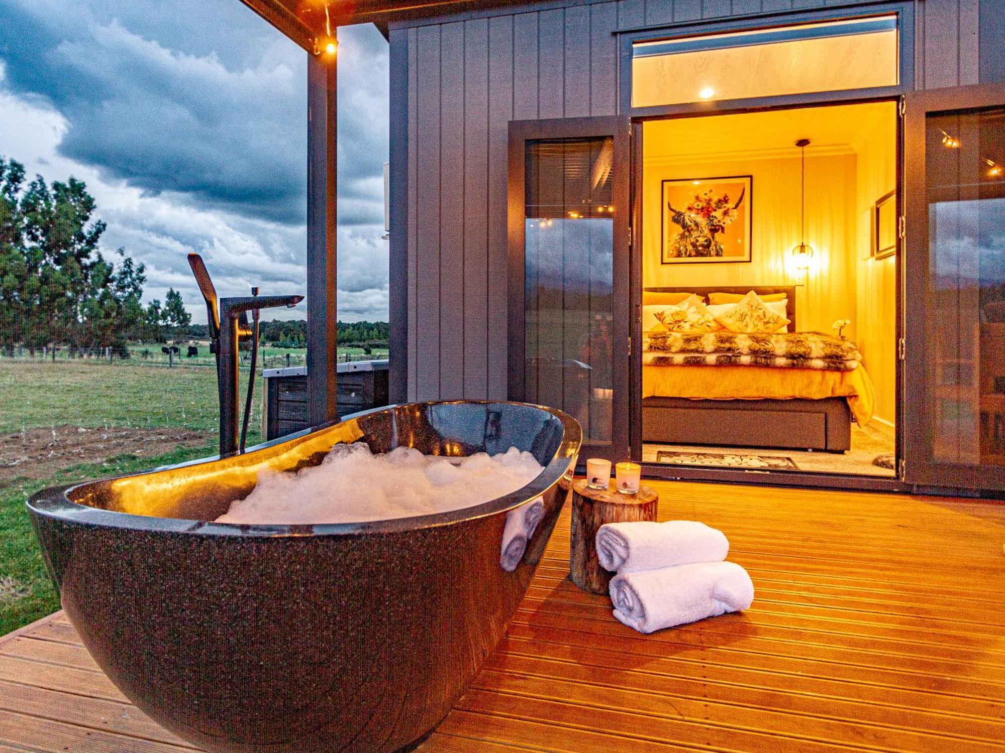 Mangateitei Views - Rangataua Tiny Home Ohakune Exteriör bild