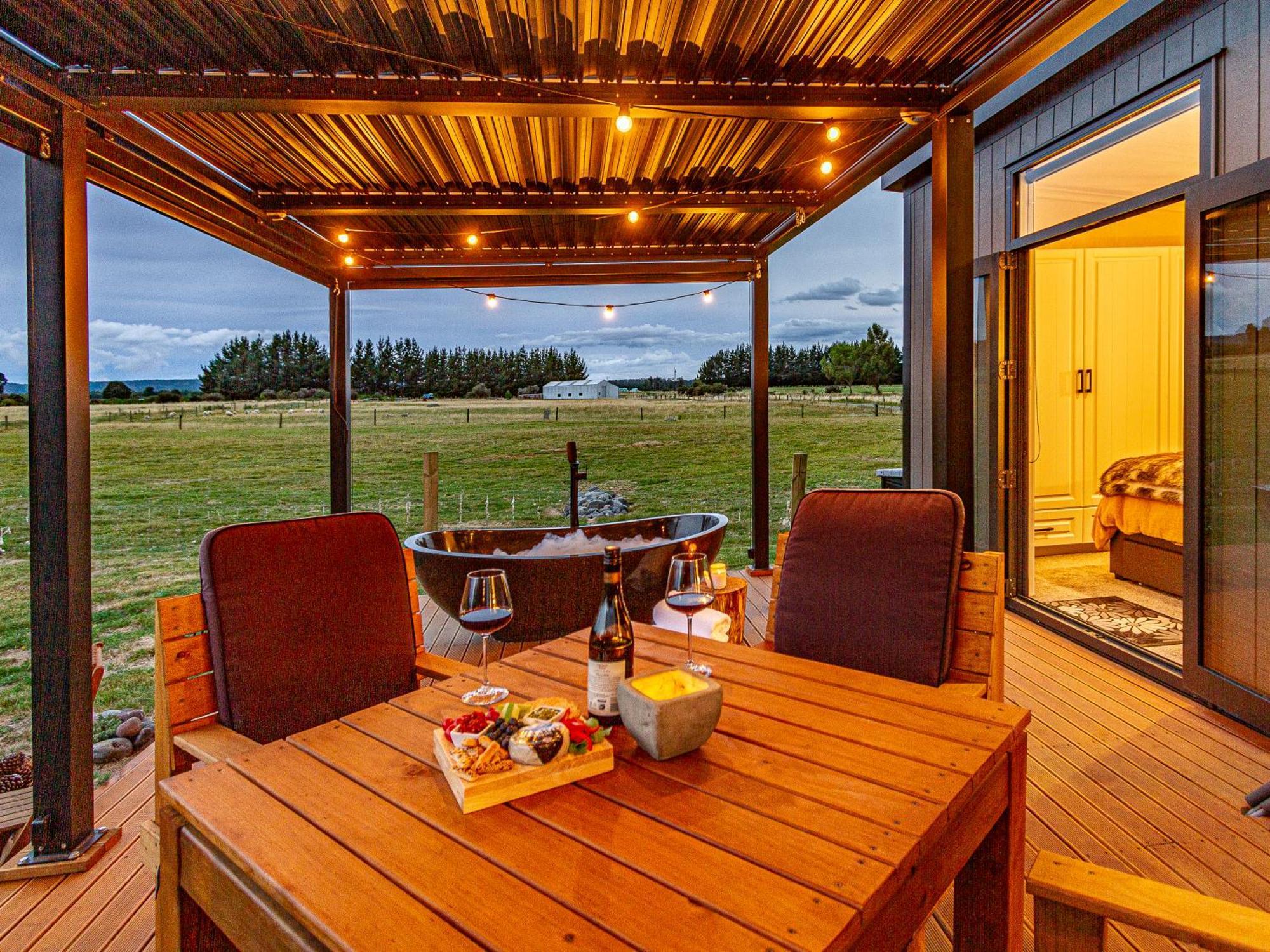 Mangateitei Views - Rangataua Tiny Home Ohakune Exteriör bild