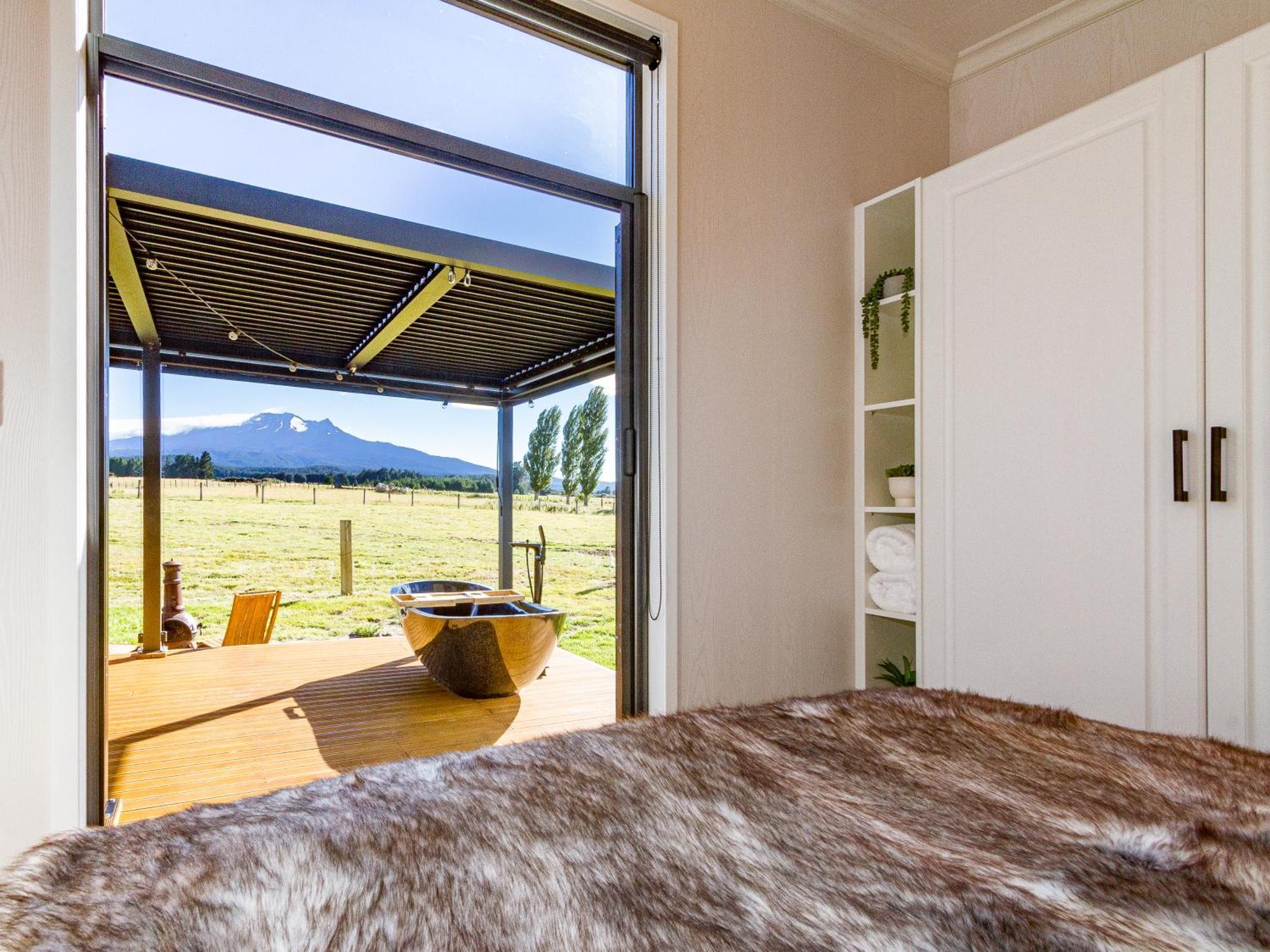 Mangateitei Views - Rangataua Tiny Home Ohakune Exteriör bild