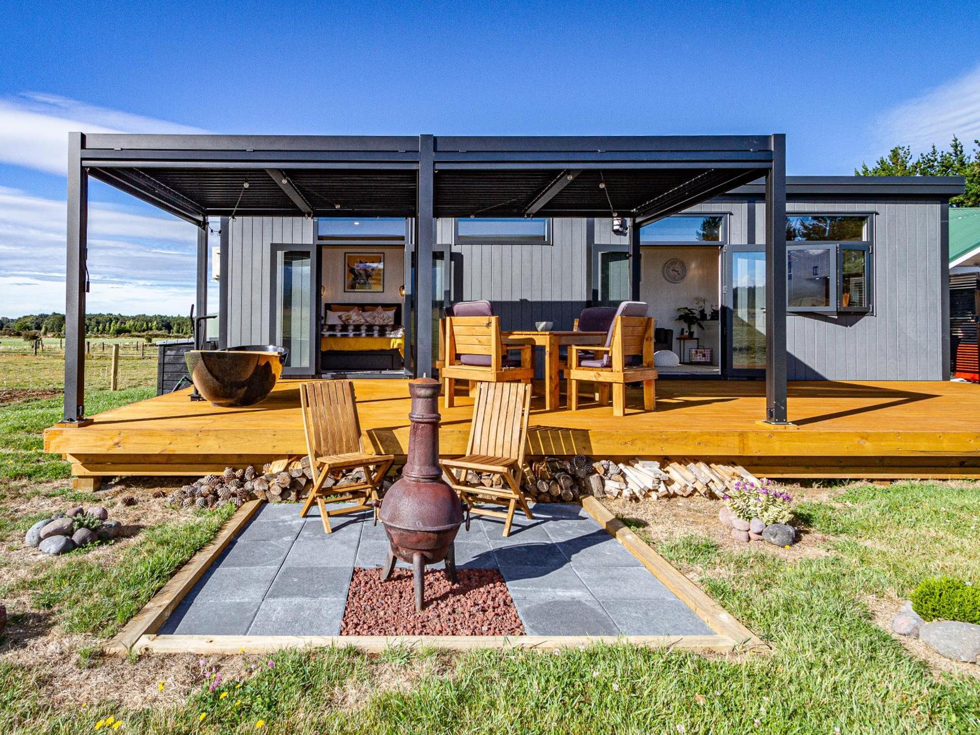Mangateitei Views - Rangataua Tiny Home Ohakune Exteriör bild