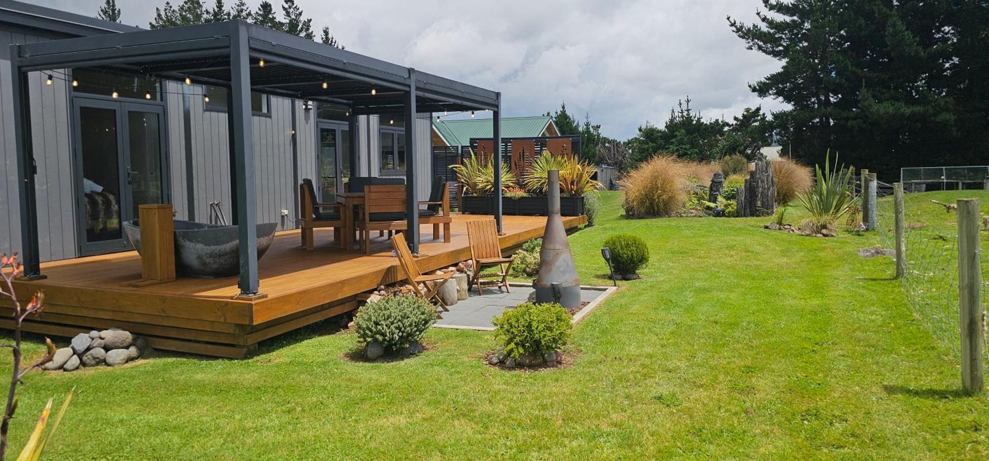 Mangateitei Views - Rangataua Tiny Home Ohakune Exteriör bild