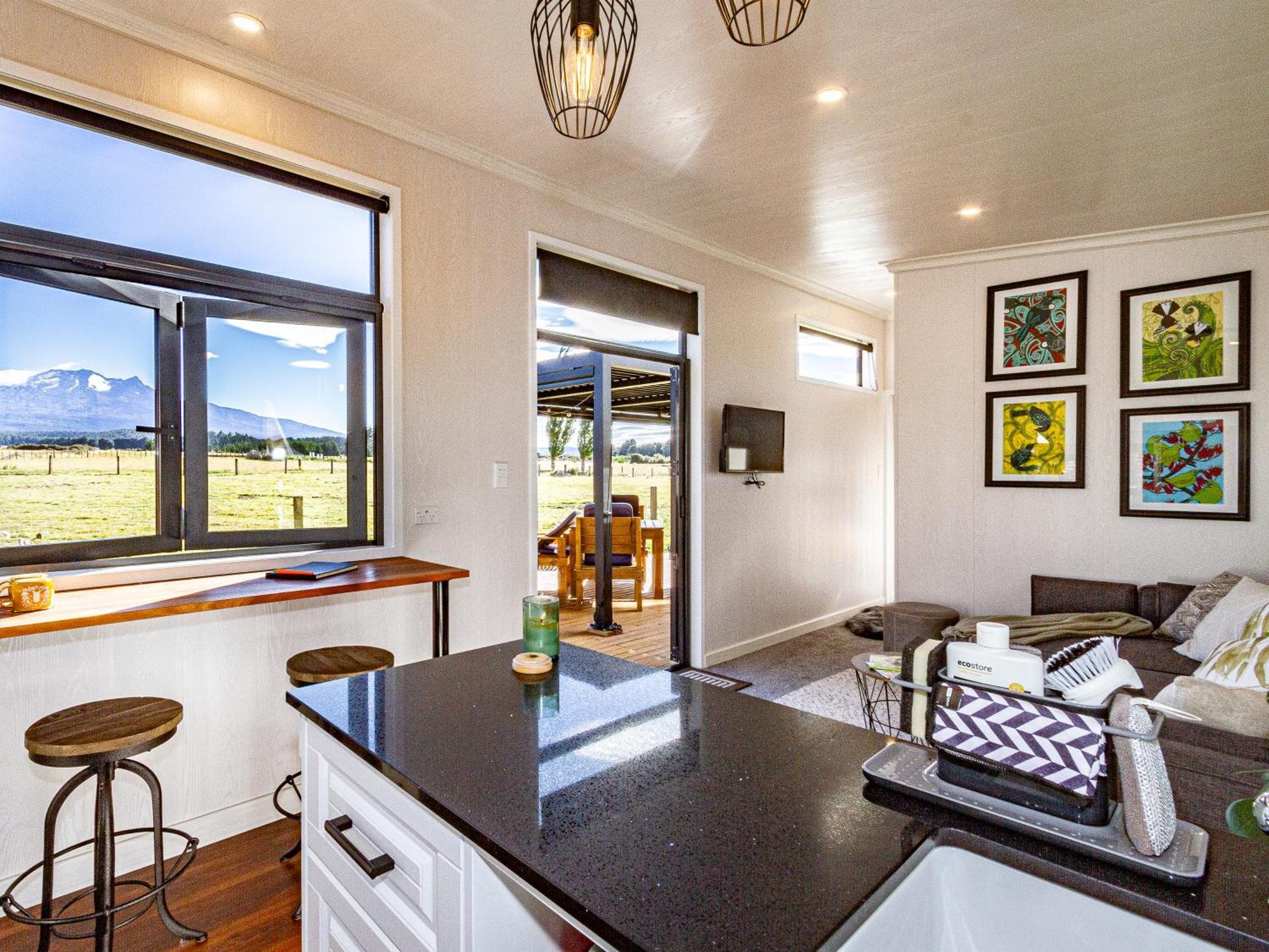 Mangateitei Views - Rangataua Tiny Home Ohakune Exteriör bild
