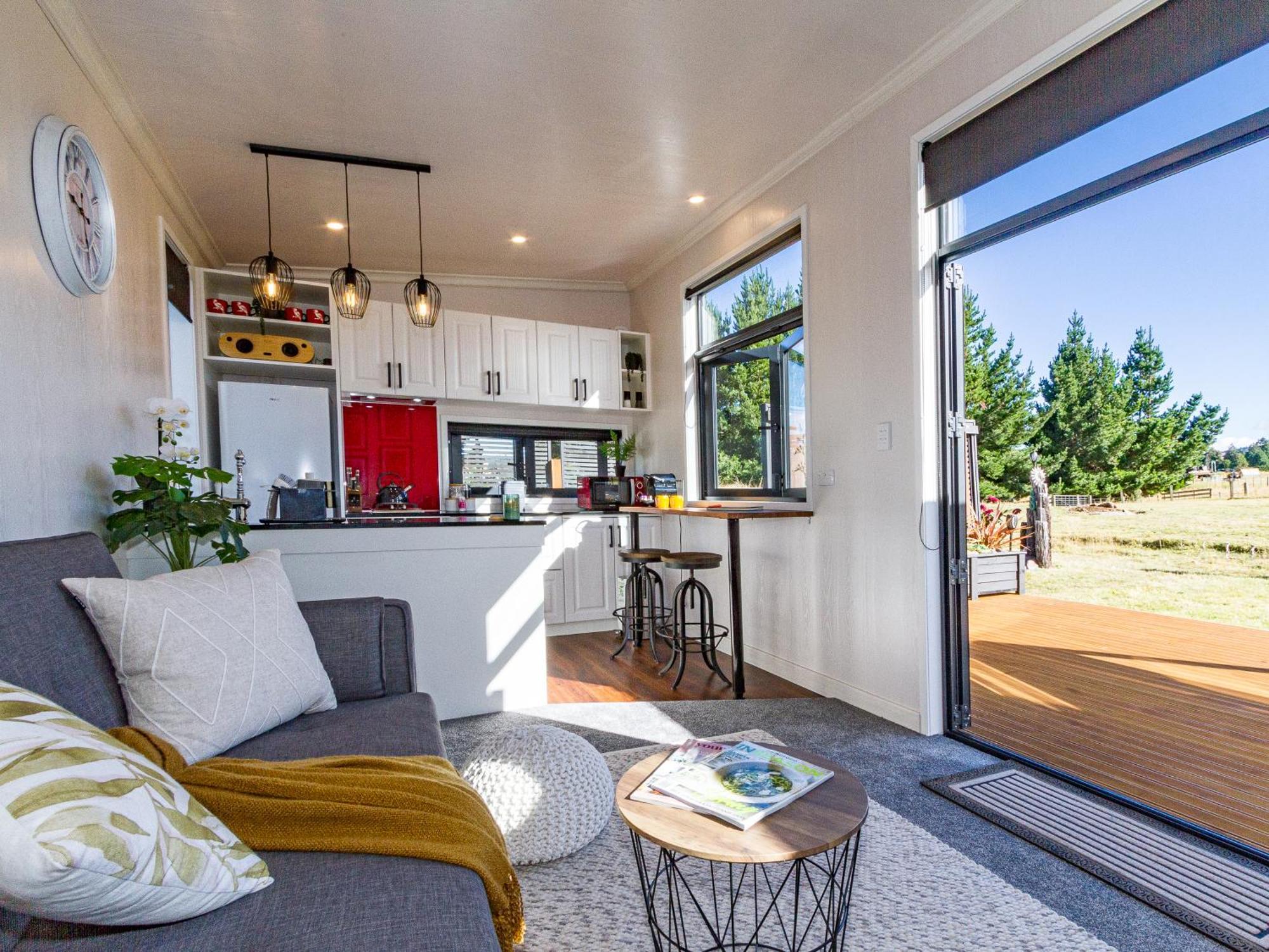 Mangateitei Views - Rangataua Tiny Home Ohakune Exteriör bild